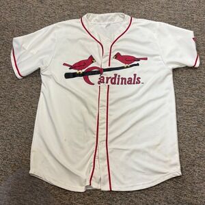 St Louis Cardinals Baseball‎ Jersey White Red Delta Logo Number 2 Mens L